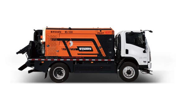 MS1000 small slurry seal truck is an ideal choice for road maintenance!